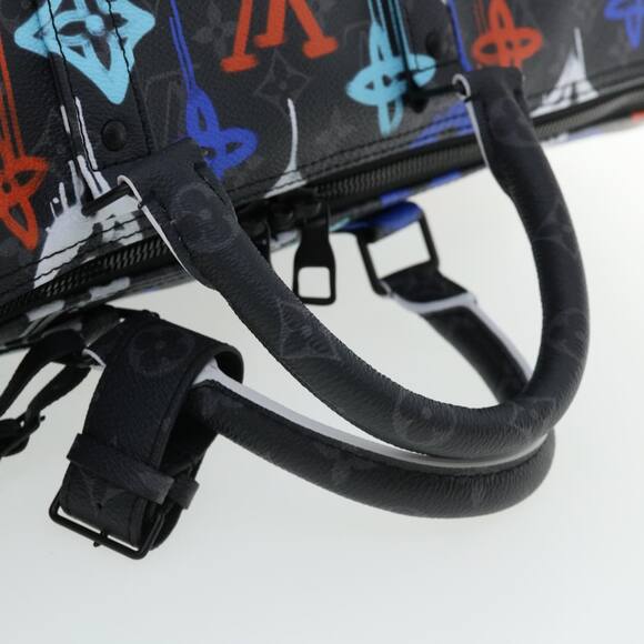 LOUIS VUITTON Monogram Eclipse Keepall Bandouliere 50 Boston M21384 - Picture 7 of 16